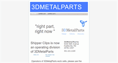 Desktop Screenshot of 3dmetalparts.com